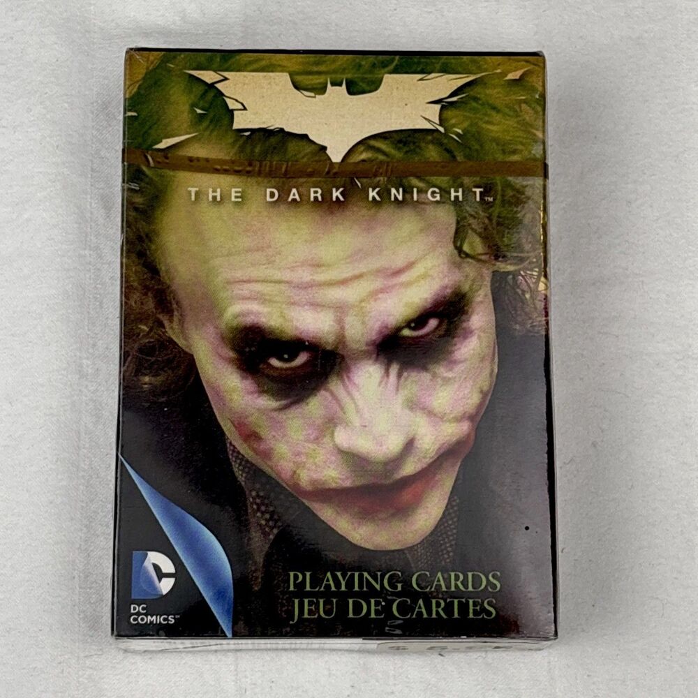 DC COMICS  Joker Heath Ledger Playing Cards NEW & SEALED